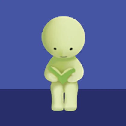 Reading figure from the Smiski Bed Lineup
