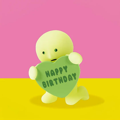 Birthday Message figure from the Smiski Birthday Lineup