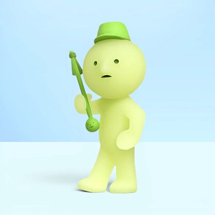 Marching figure from the Smiski Cheer Lineup