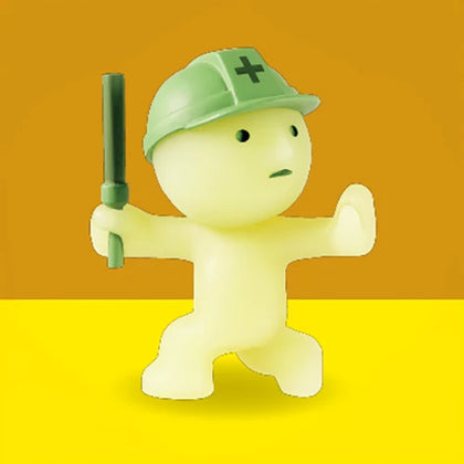 Directing Traffic figure from the Smiski Construction Lineup