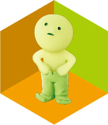 Loose Pants figure from the Smiski Dressing Lineup