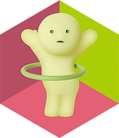 Hoop figure from the Smiski Exercising Lineup