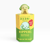 Smiski Hippers decorative mini figure blind box with green character on top