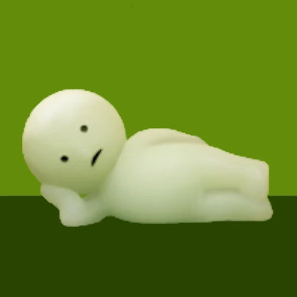 Lounging figure from the Smiski Series 1 Lineup