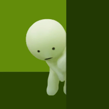 Peeking figure from the Smiski Series 1 Lineup