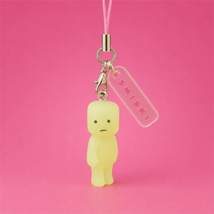 Smiski Stuck figure from the Smiski Strap Accessory Keychain - Series 4 Lineup