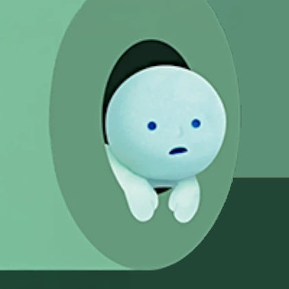 Peek-A-Boo figure from the Smiski Toilet Lineup