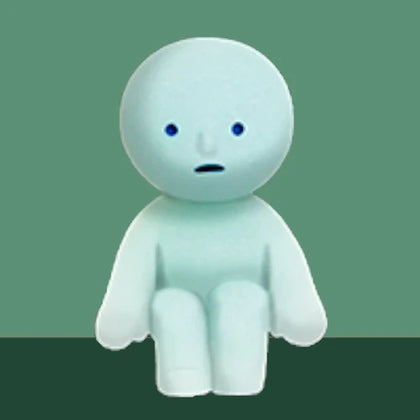 Resting figure from the Smiski Toilet Lineup