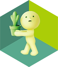 Smiski Green Thumb Figure