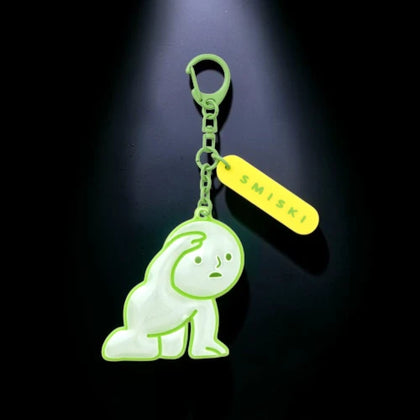 Little Smiski Peeking figure from the Smiski Reflector Charm Lineup