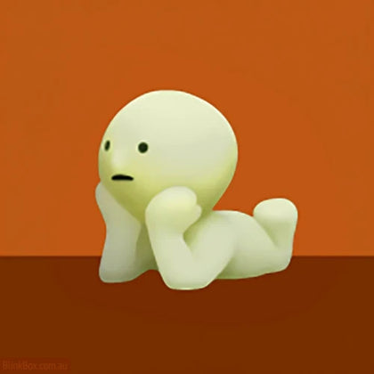 Daydreaming figure from the Smiski Series 2 Lineup