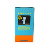 Blue and orange box with "Smiski" text, featuring an image of the glow-in-the-dark Smiski Toothbrush Holder - Holding Figure.