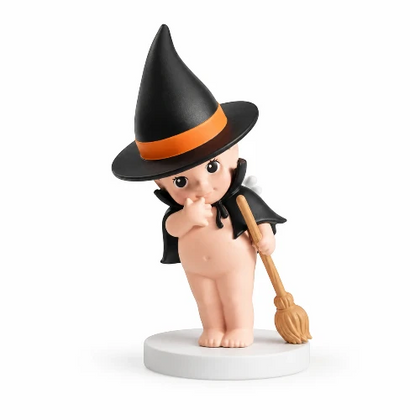Witch Kewpie figure from the Kewpie Halloween Lineup