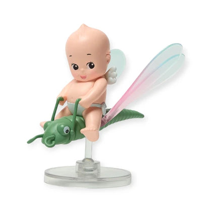 Kewpie and a Dragonfly figure from the Kewpie In Nature Lineup