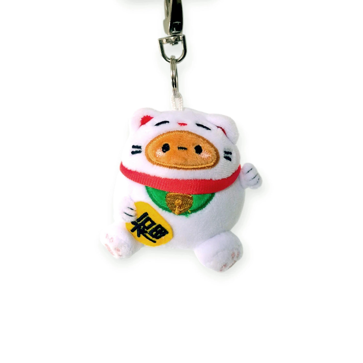 Smoko Tayto Potato Lucky Cat Keychain Plushie