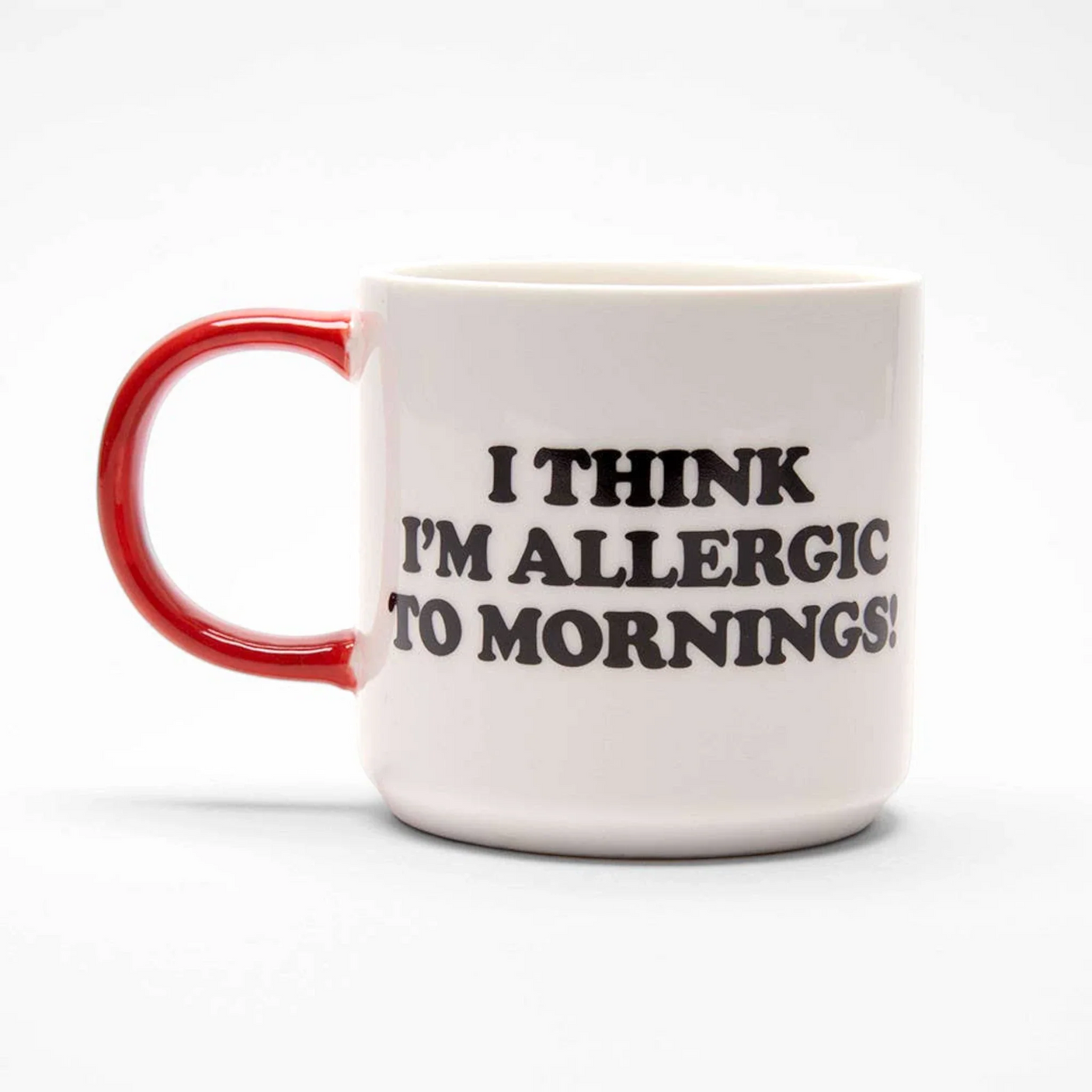 Snoopy Mug - Allergic to Mornings