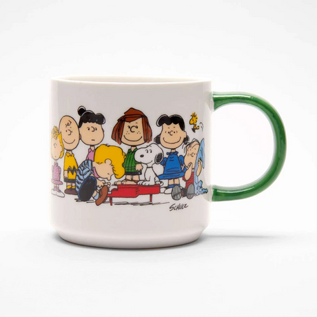 Snoopy Mug - Peanuts Gang & House