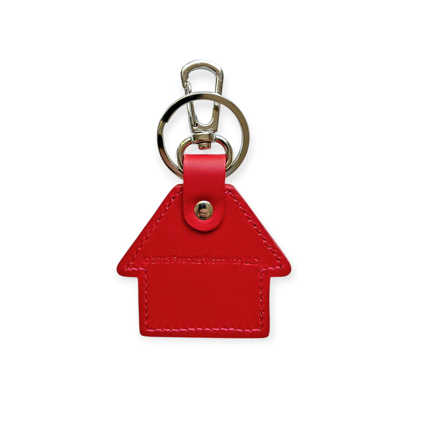 Snoopy Leather Kennel Keychain
