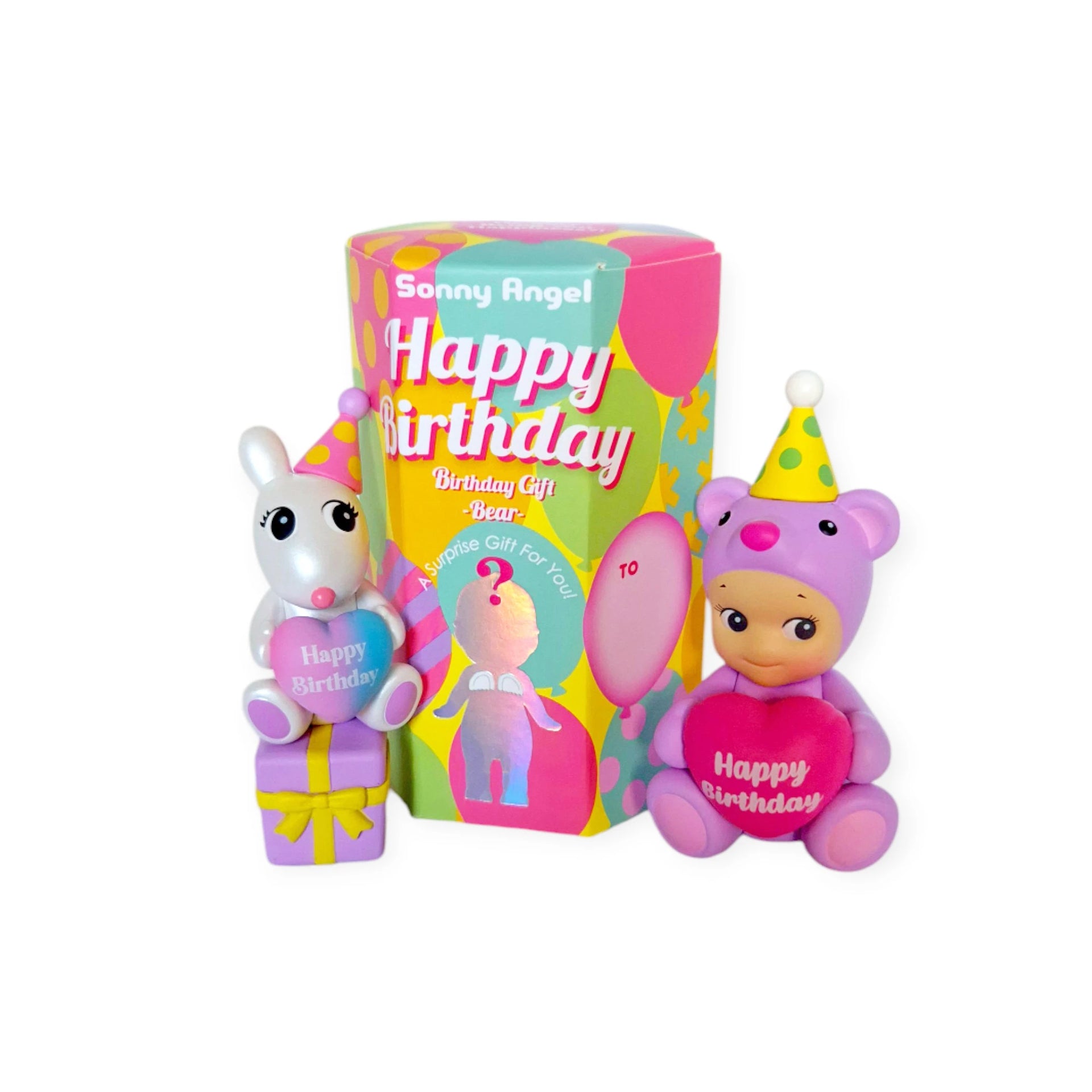 Sonny Angel Happy Birthday Bear 130個セット Amazon.com: Sonny Angel Birthday Gift Bear 2021 - Original