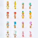 Sonny Angel Summer Vacation Sun Kissed figurines set, assorted characters in striped swimsuits