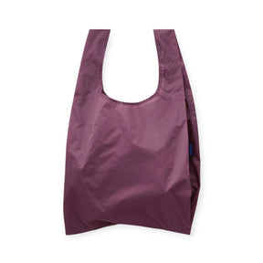 Baggu Standard reusable shopping bag in wild plum, open-top with U-shaped handle