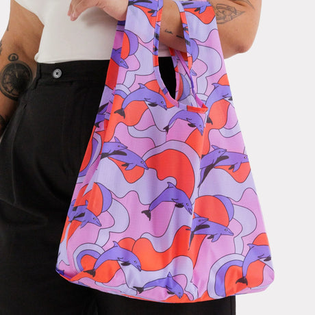 Standard Baggu Bag - Dolphins