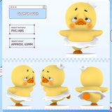 Upset Duck Blind Box - Stop The Spiral showing a yellow duck figure in a white tutu with a sad expression by Upset Duck