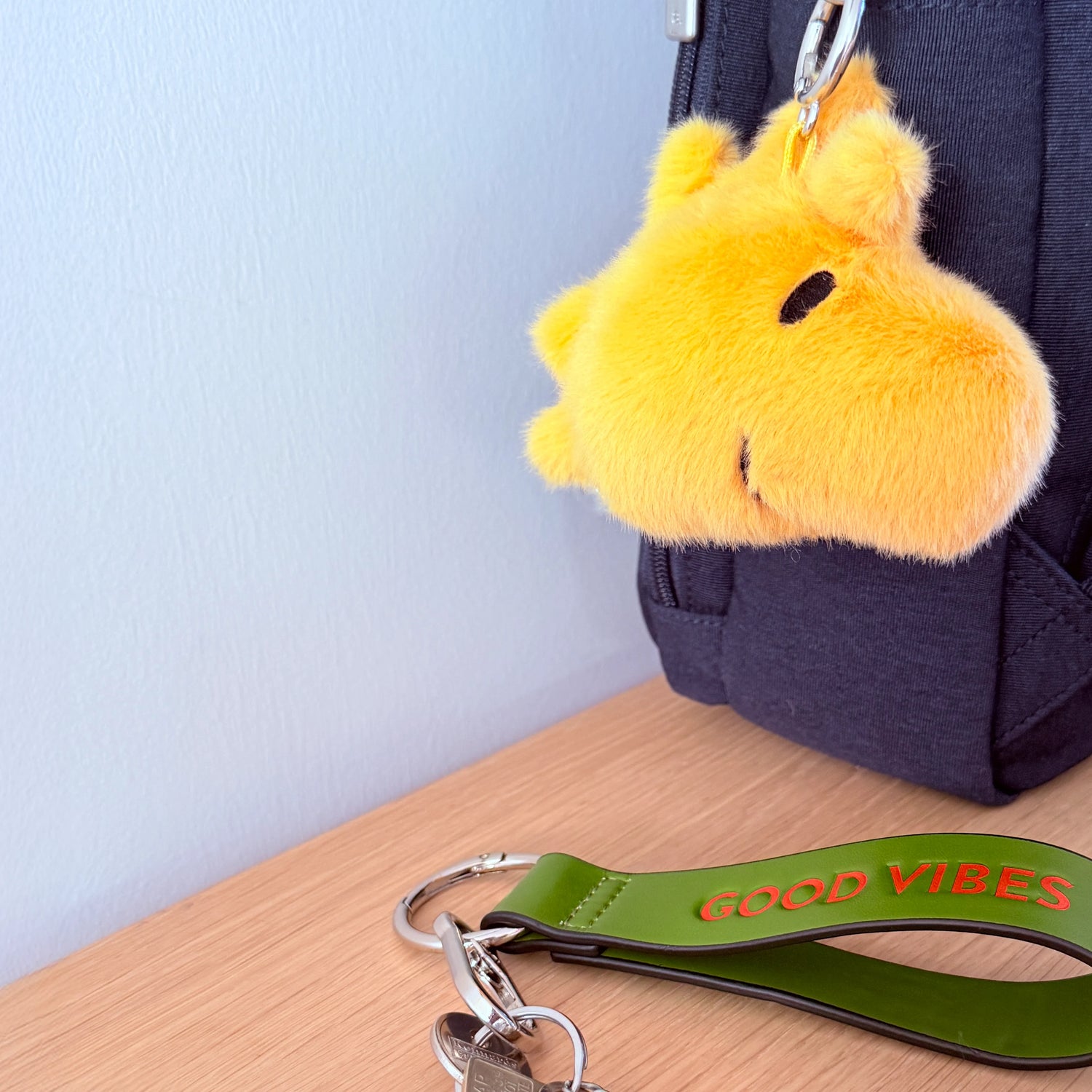 Woodstock Eco Fuzzy Bag Charm & Strap