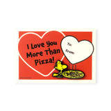 Woodstock Love's Pizza Card & Pin - Gift Set
