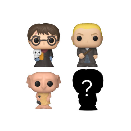 Funko Bitty Pop: Harry Potter, Draco Malfoy, Dobby & Mystery Vinyl Figure 4-Pack - Blink Box