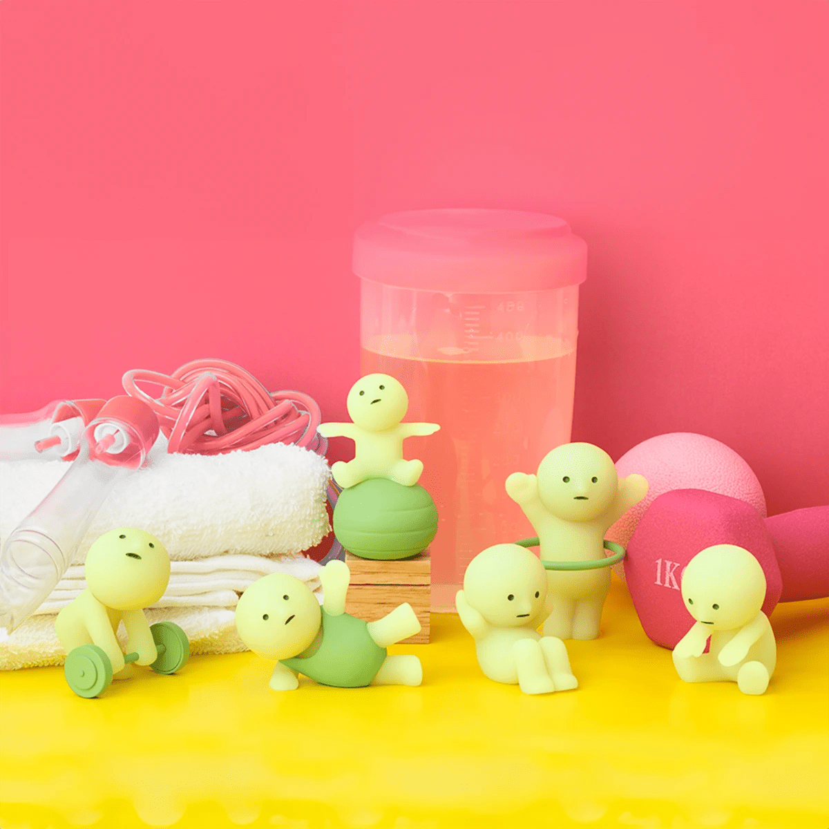 Smiski Exercising Series | Glow-in-the-Dark Figurines Smiski Exercising Series | Glow-in-the-Dark Figurines